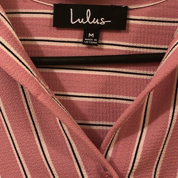 Lulus striped button down shirt - Picture 5 of 7